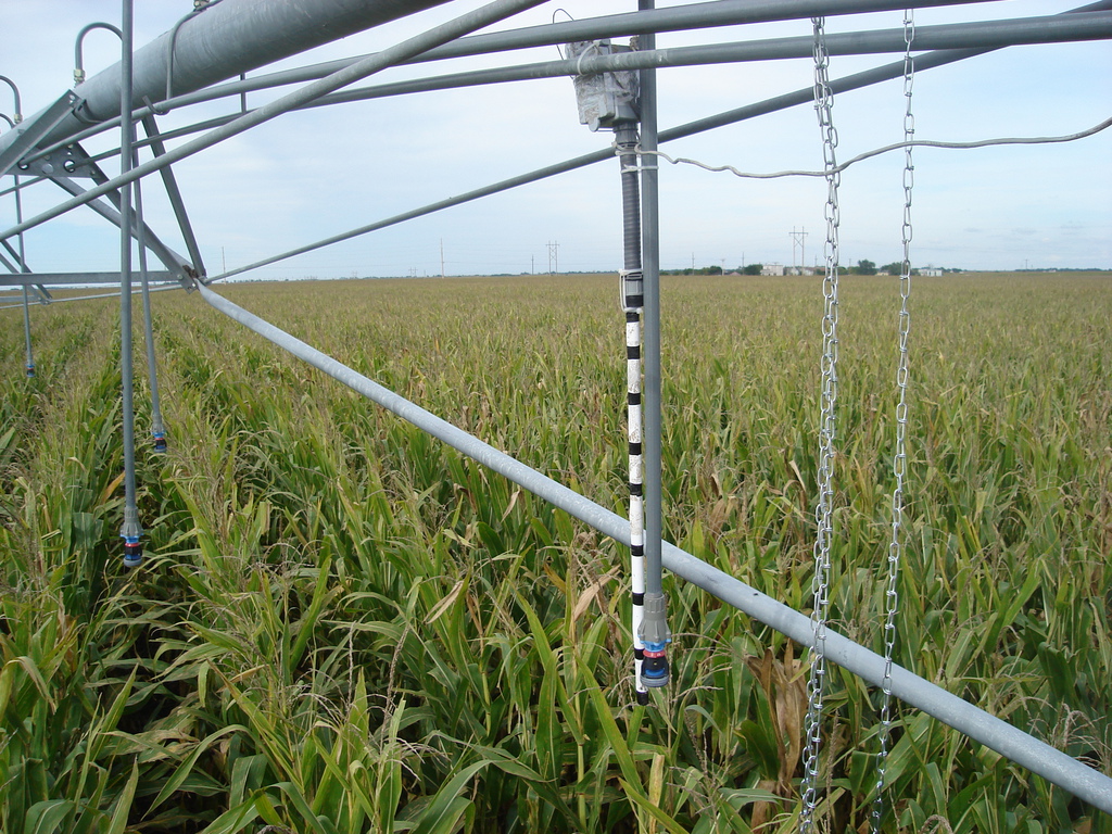A Mote Attached to a Center Pivot System