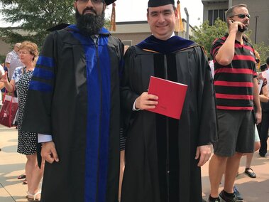 Abdul's graduation commencement, Pinnacle Bank Arena, August 2018