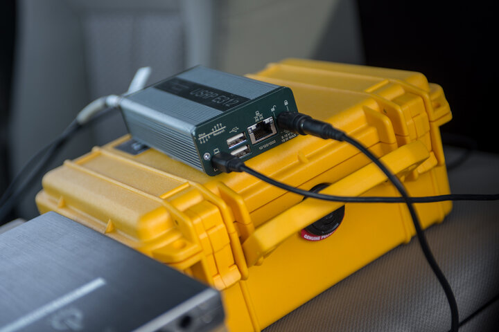 The Radio Inside Crash Vehicle.